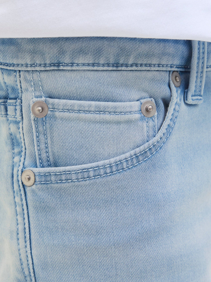 Jack & Jones Junior Rick denimshorts med stretch – Blue Denim for barn - Brobrobrille