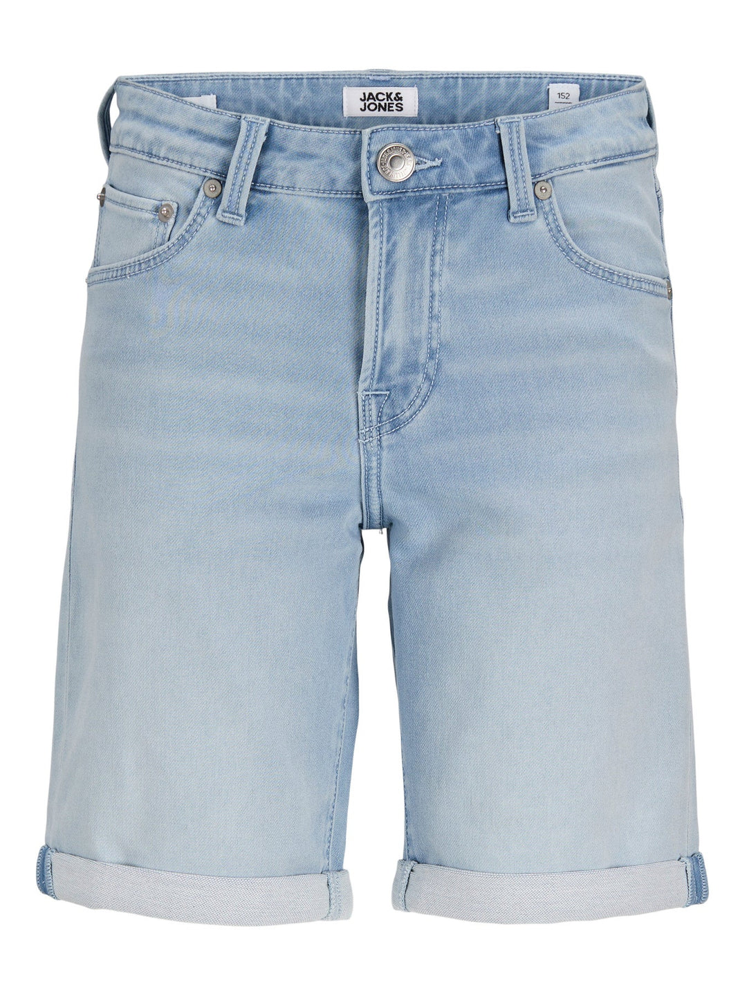 Jack & Jones Junior Rick denimshorts med stretch – Blue Denim for barn - Brobrobrille
