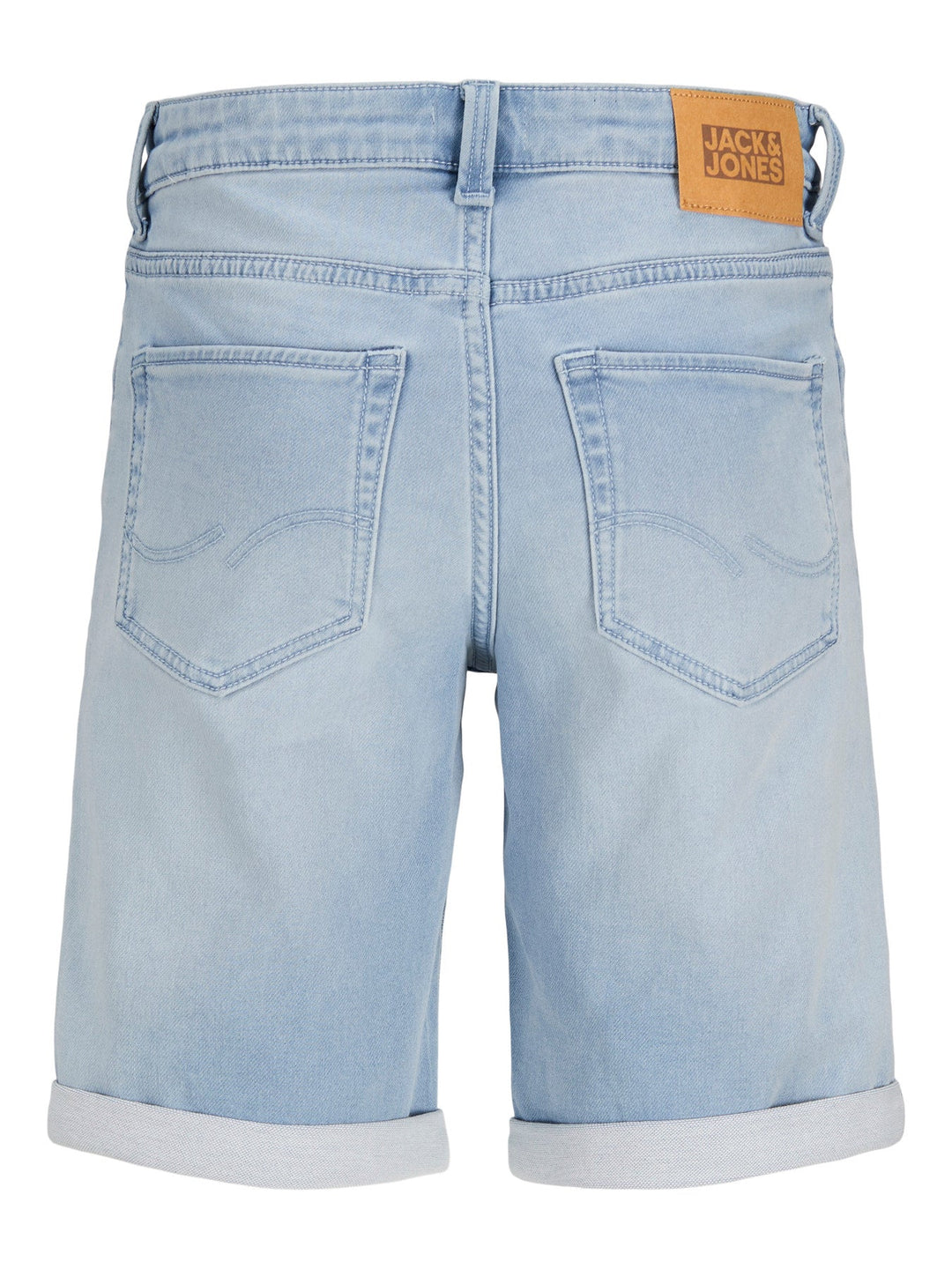 Jack & Jones Junior Rick denimshorts med stretch – Blue Denim for barn - Brobrobrille