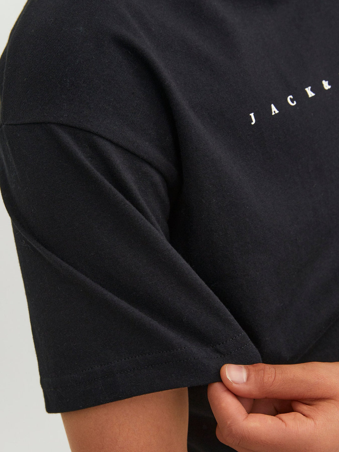 Jack & Jones Junior Star T - skjorte - Black for barn - Brobrobrille