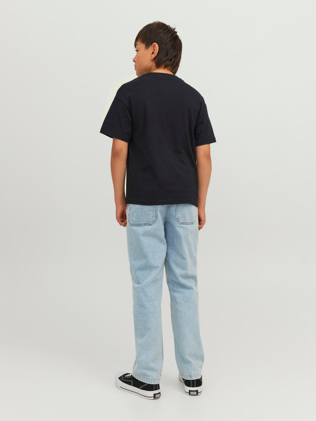Jack & Jones Junior Star T - skjorte - Black for barn - Brobrobrille