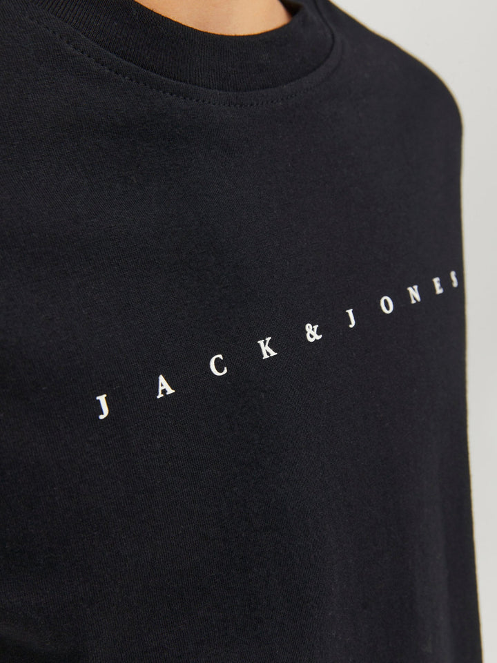 Jack & Jones Junior Star T - skjorte - Black for barn - Brobrobrille