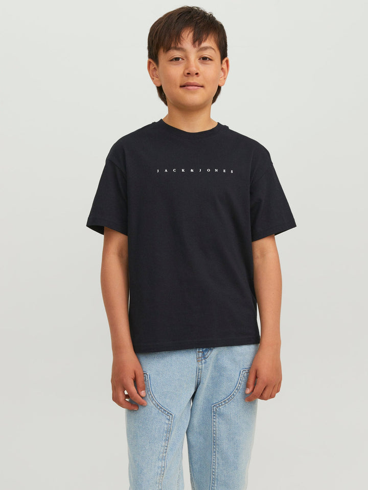 Jack & Jones Junior Star T - skjorte - Black for barn - Brobrobrille
