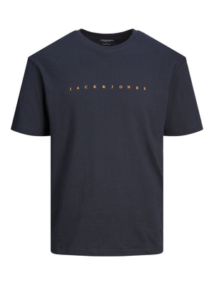 Jack & Jones Junior Star T - skjorte - Dark Navy for barn - Brobrobrille