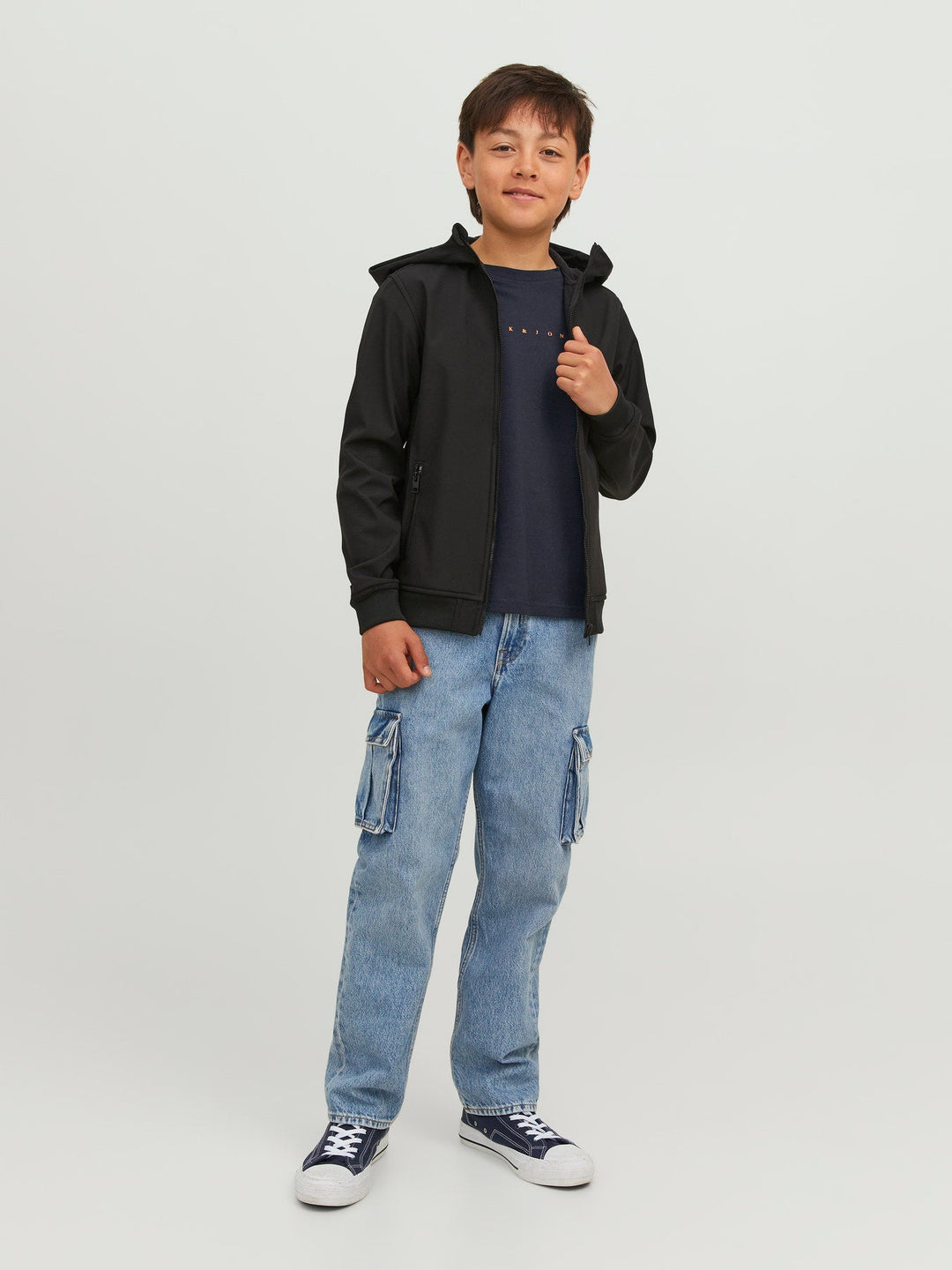 Jack & Jones Junior Star T - skjorte - Dark Navy for barn - Brobrobrille