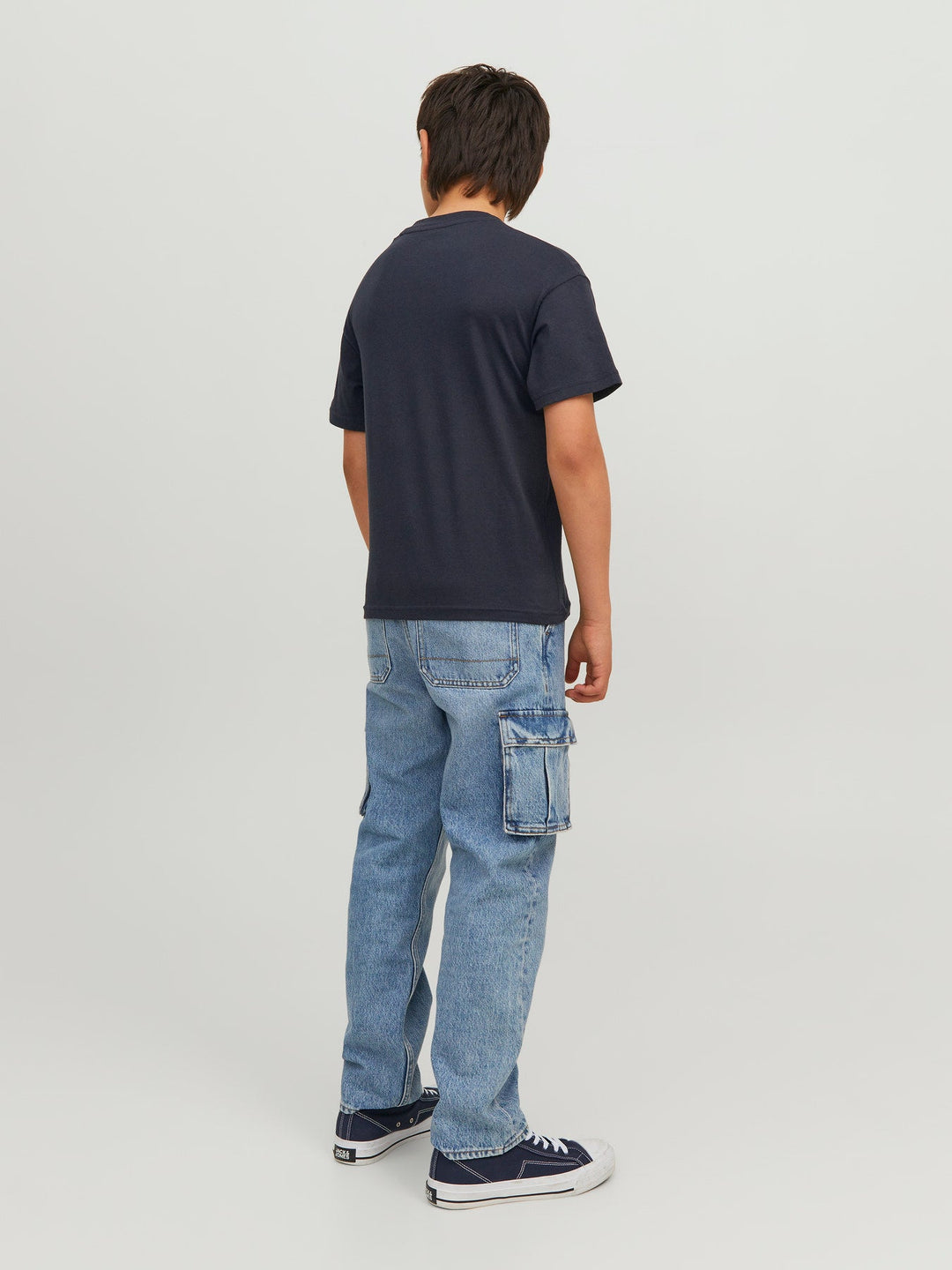 Jack & Jones Junior Star T - skjorte - Dark Navy for barn - Brobrobrille