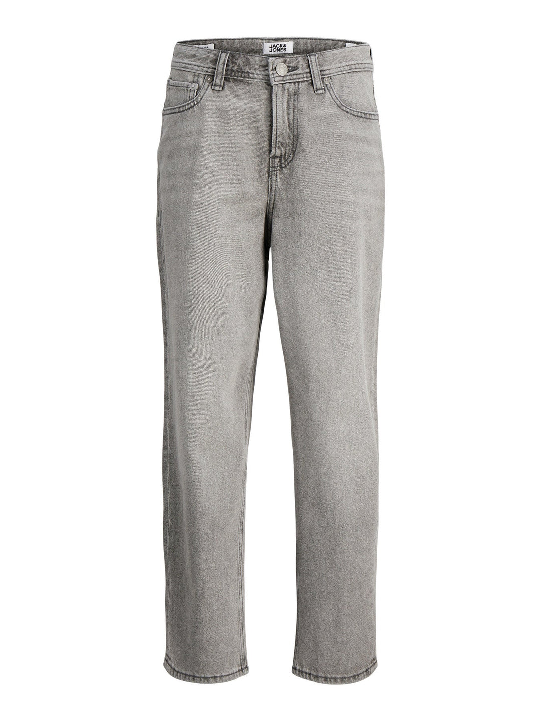 Jack&Jones Junior Chris jeans i grå bomullsdenim – Grey Denim for barn - Brobrobrille