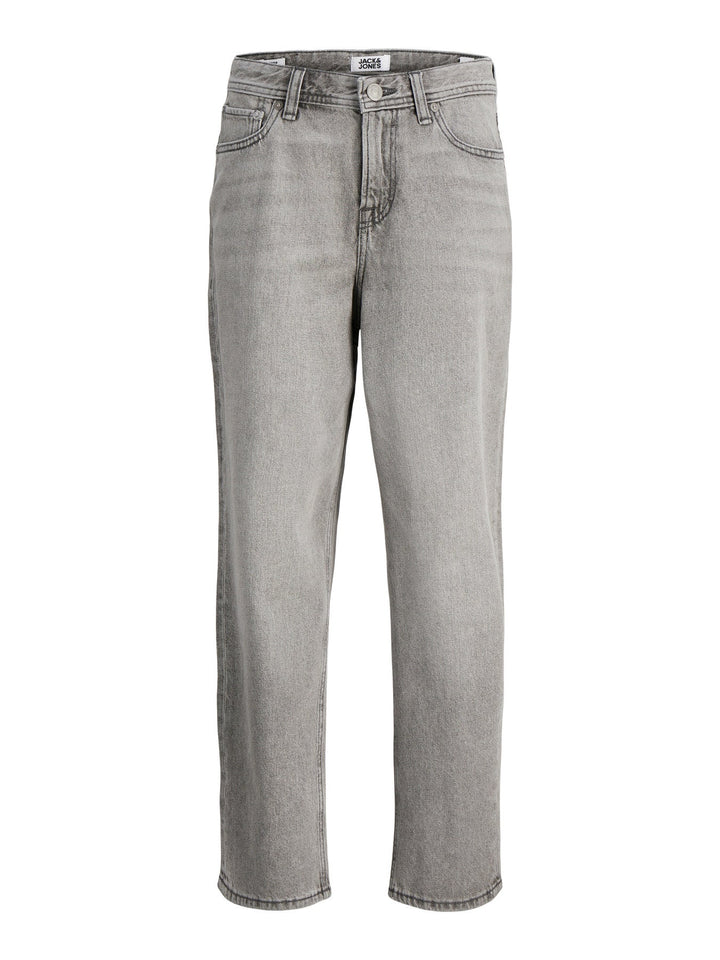 Jack&Jones Junior Chris jeans i grå bomullsdenim – Grey Denim for barn - Brobrobrille