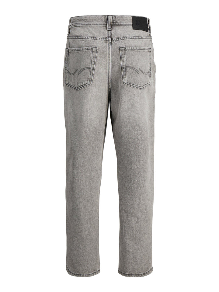 Jack&Jones Junior Chris jeans i grå bomullsdenim – Grey Denim for barn - Brobrobrille