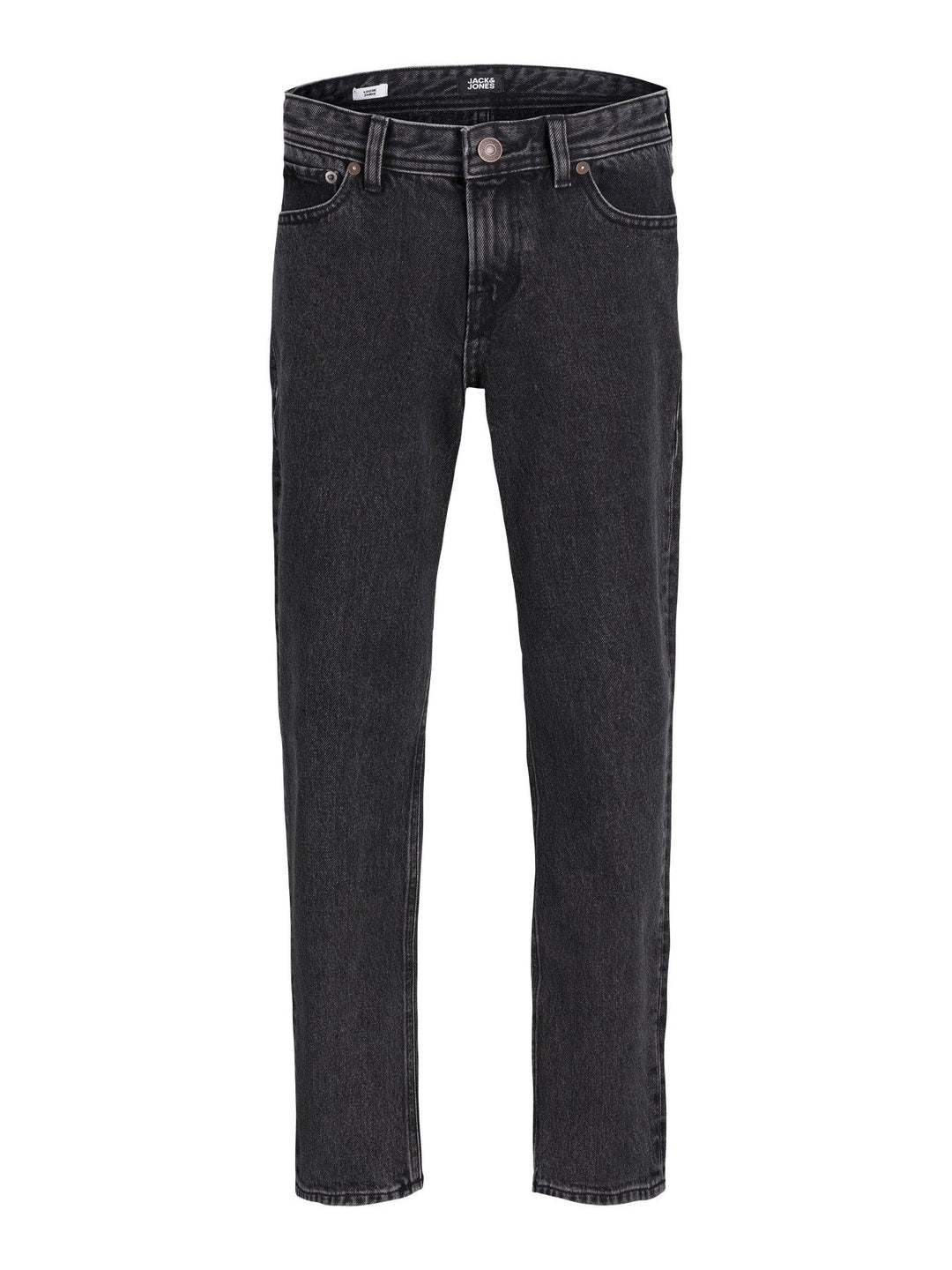 Jack&Jones Junior Chris jeans med stretch og høyt liv – Black Denim for barn - Brobrobrille
