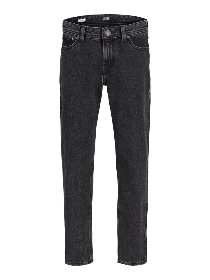Jack&Jones Junior Chris jeans med stretch og høyt liv – Black Denim for barn - Brobrobrille