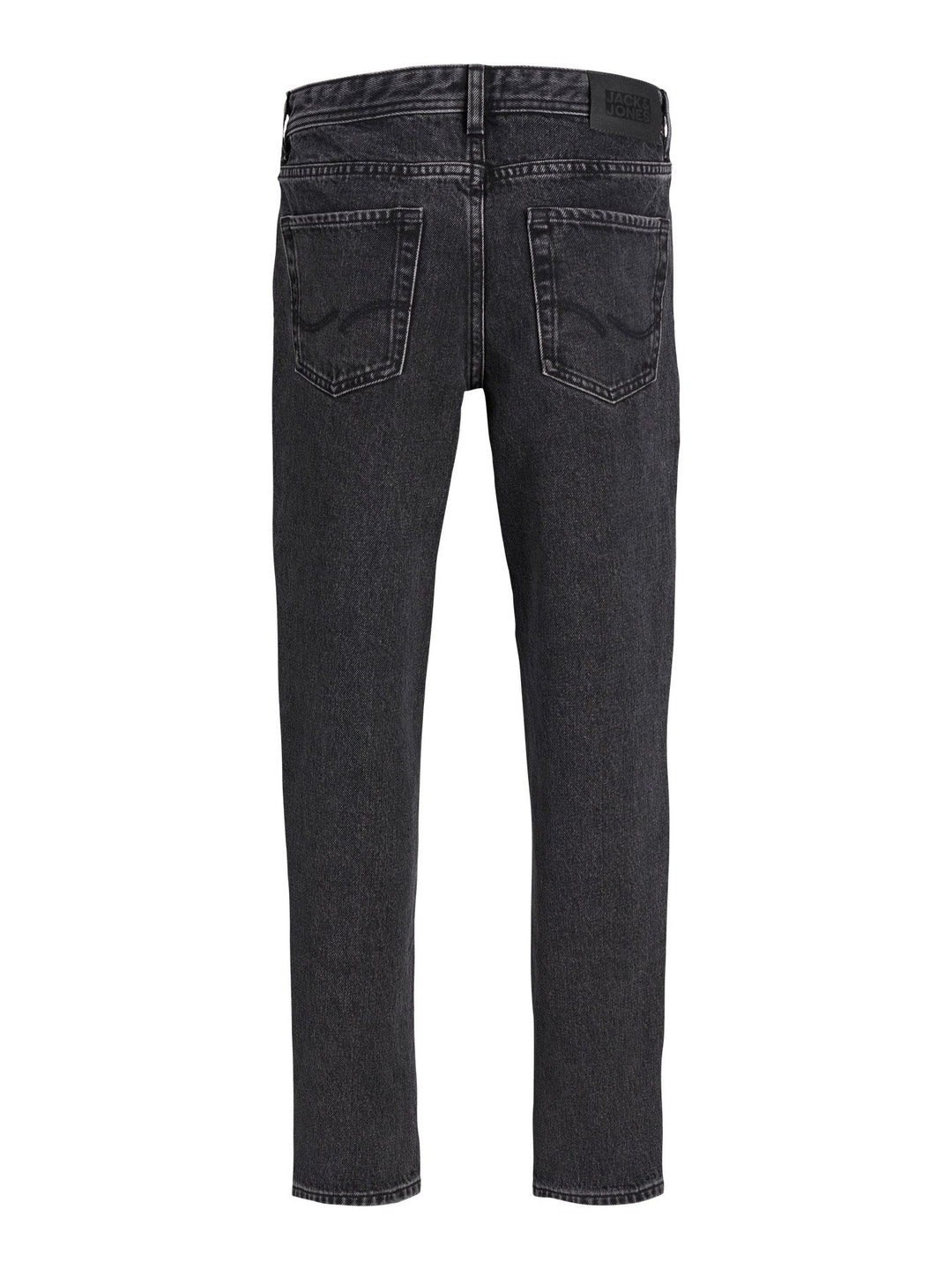 Jack&Jones Junior Chris jeans med stretch og høyt liv – Black Denim for barn - Brobrobrille
