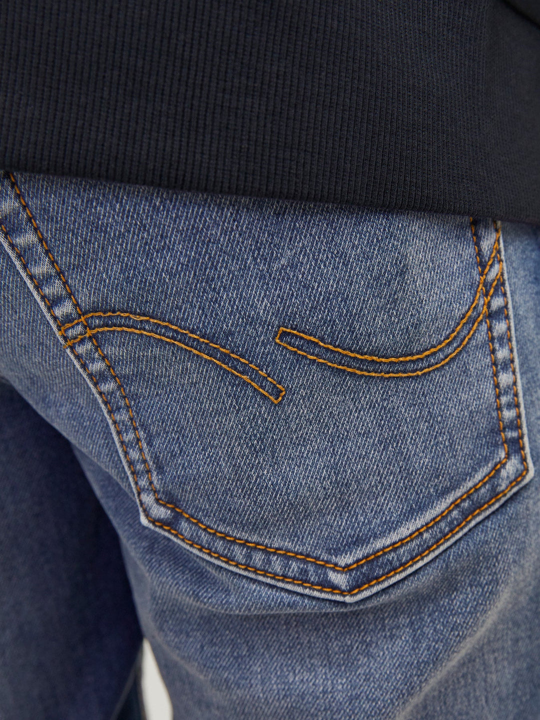 Jack&Jones Junior Glenn jeans med slim fit og glidelås – Blue Denim for barn - Brobrobrille