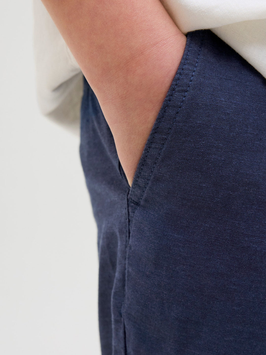 Jack&Jones Junior Jaiden joggershorts i bomull – Night Sky for barn - Brobrobrille