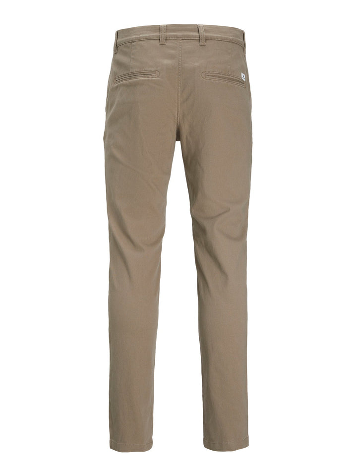Jack&Jones Junior Marco chinos i bomull med stretch – Beige for barn - Brobrobrille