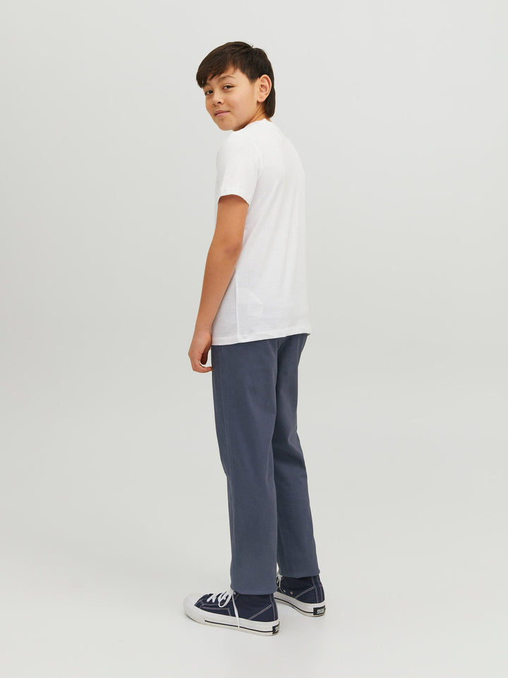 Jack&Jones Junior Marco chinos i bomull med stretch – Navy Blazer for barn - Brobrobrille