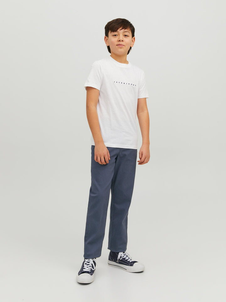 Jack&Jones Junior Marco chinos i bomull med stretch – Navy Blazer for barn - Brobrobrille