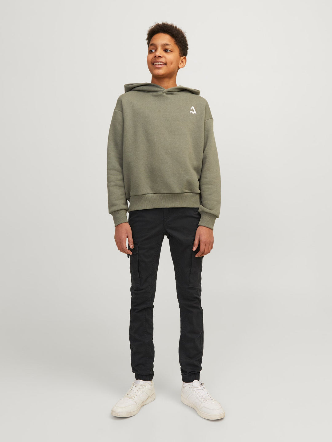 Jack&Jones Junior Paul chinosbukse – Black for barn - Brobrobrille
