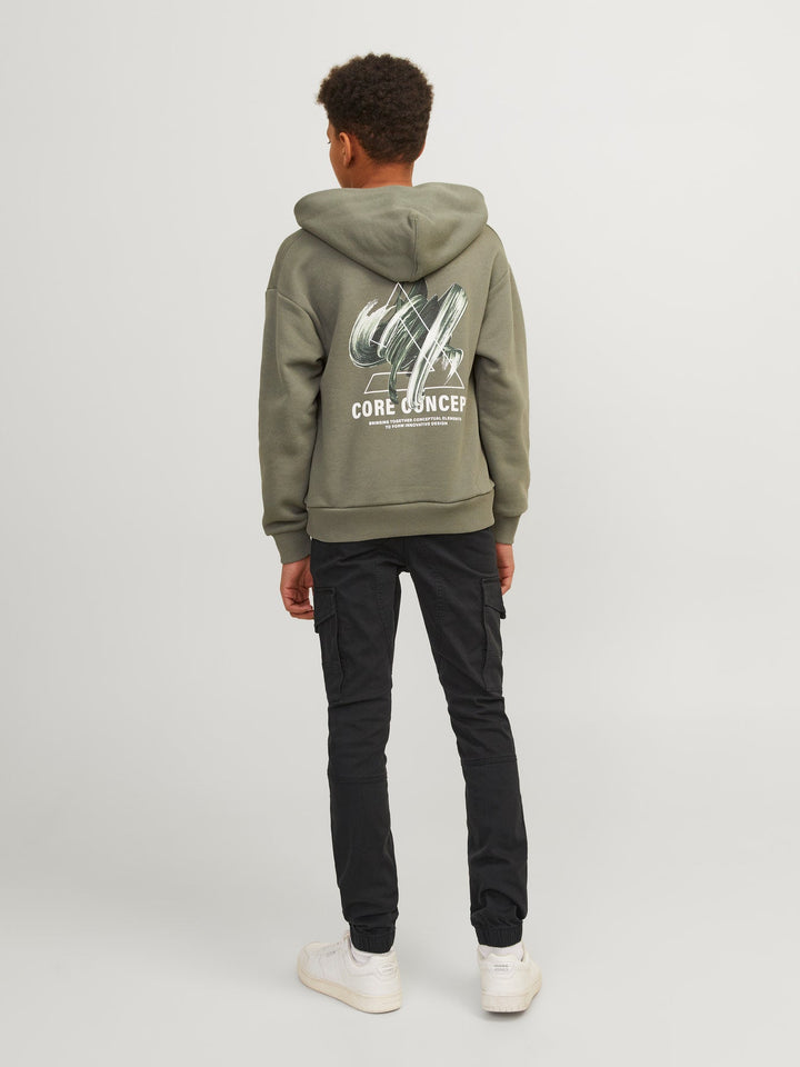 Jack&Jones Junior Paul chinosbukse – Black for barn - Brobrobrille