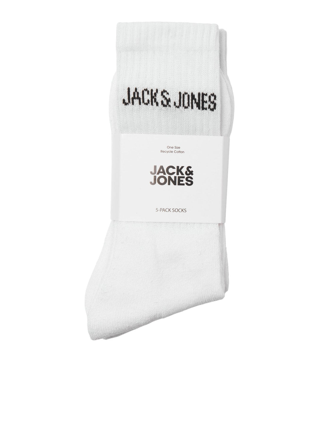 Jack&Jones Junior Regen tennissokker 5 - pk – White for barn - Brobrobrille