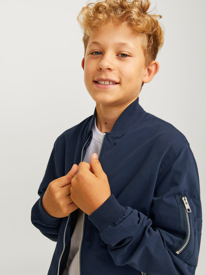 Jack&Jones Junior Rush bomberjakke – Navy Blazer for barn - Brobrobrille