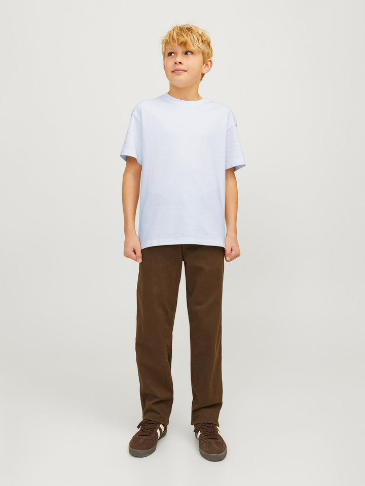 Jack&Jones Junior Urban t - skjorte i økologisk bomull – White Loose for barn - Brobrobrille