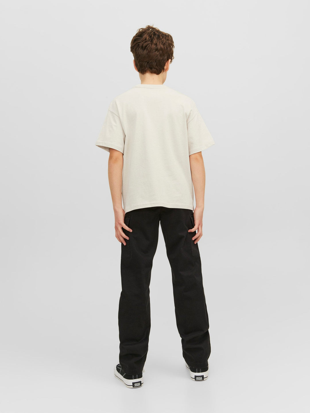 Jack&Jones Junior Vesterbro t - skjorte med 3D - trykk – Moonbeam for barn - Brobrobrille