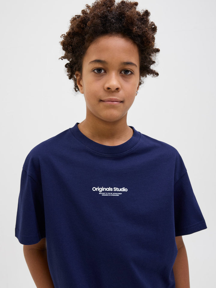 Jack&Jones Junior Vesterbro t - skjorte med 3D - trykk – Ocean Cavern for barn - Brobrobrille
