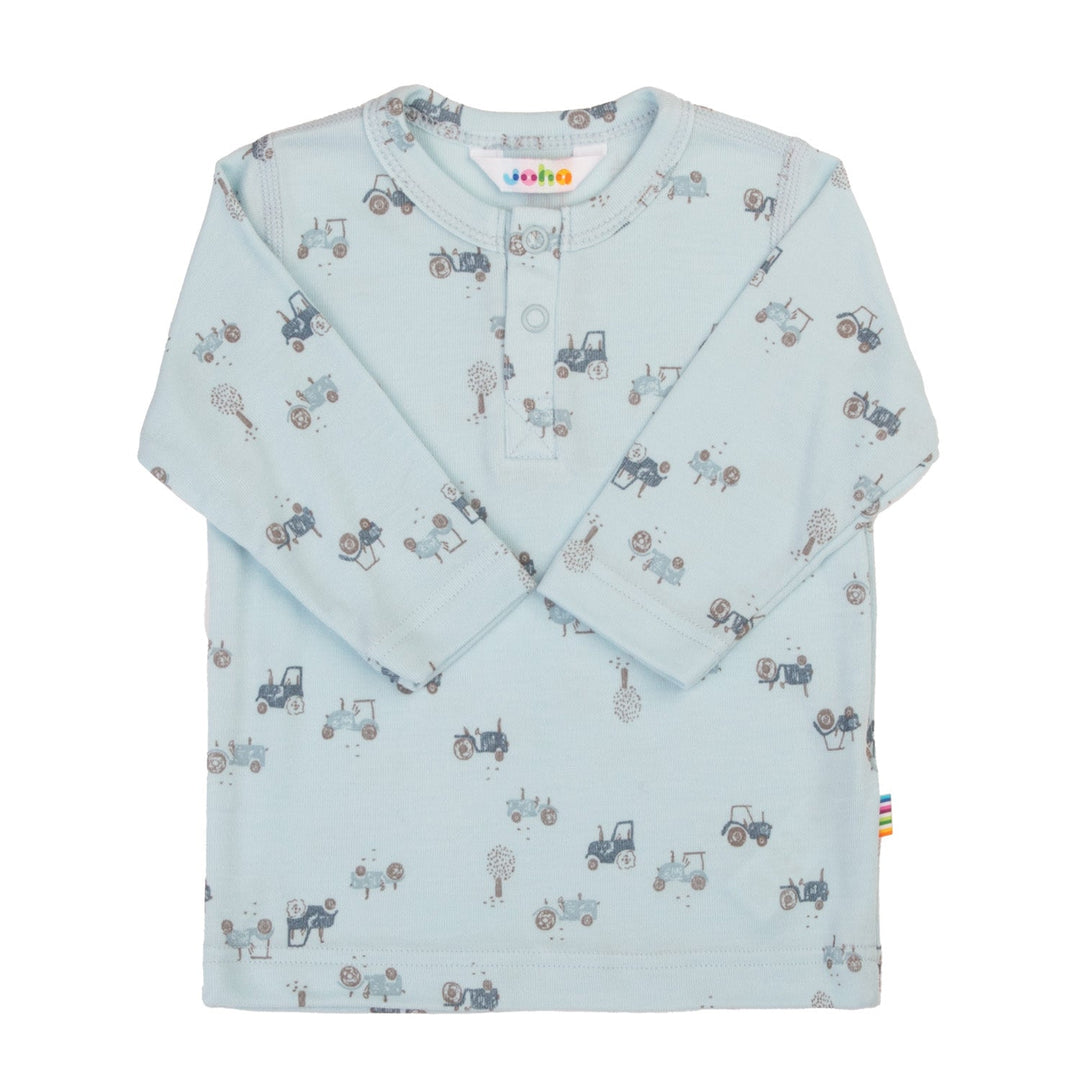 Joha Bambus Bluse Langermet - Lyseblå for barn - Brobrobrille