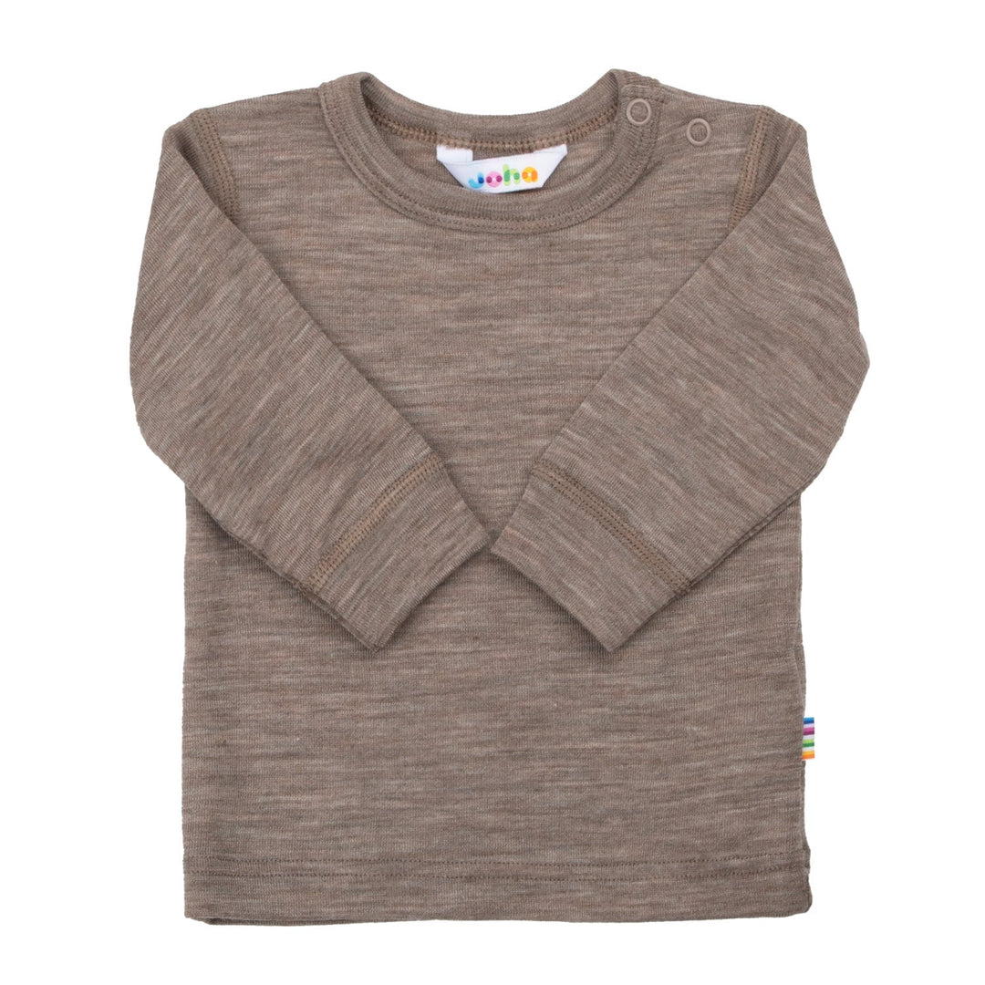 Joha Bluse med lange ermer – Beige Mel for barn - Brobrobrille