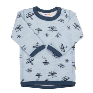 Joha Bluse med lange ermer – Lyseblå for barn - Brobrobrille