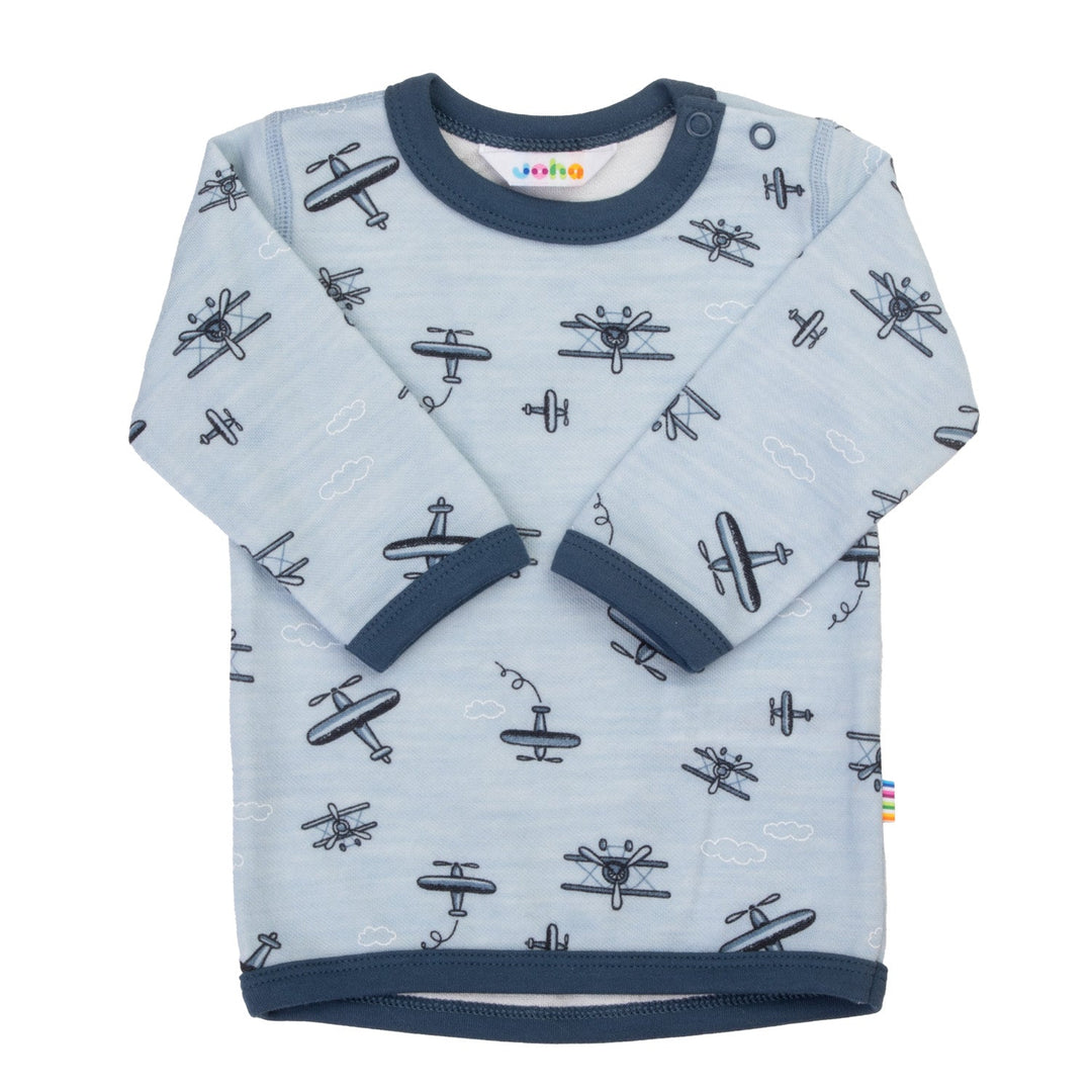 Joha Bluse med lange ermer – Lyseblå for barn - Brobrobrille