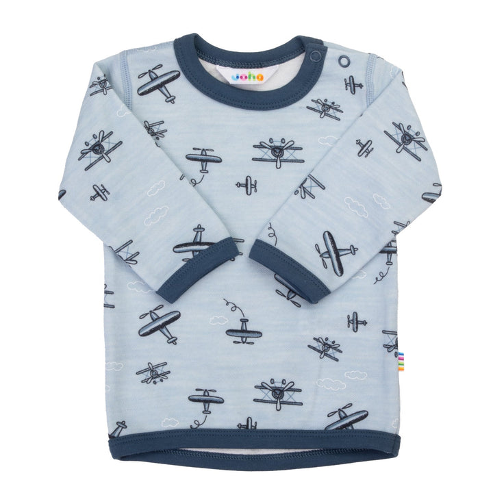 Joha Bluse med lange ermer – Lyseblå for barn - Brobrobrille