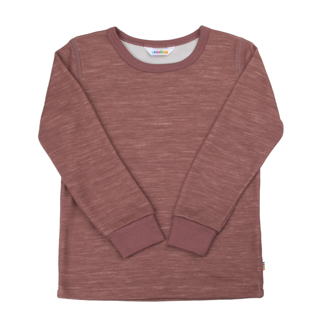 Joha Bluse med lange ermer – Mørk Rose for barn - Brobrobrille