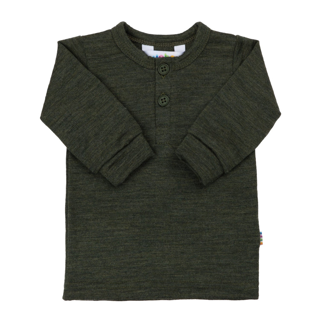 Joha Bluse med lange ermer – Mos Grønn for barn - Brobrobrille