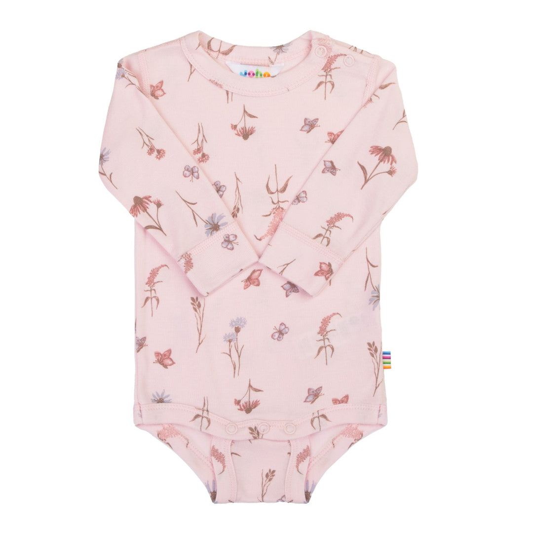 Joha Body Bambus Langermet - Lyserød for barn - Brobrobrille