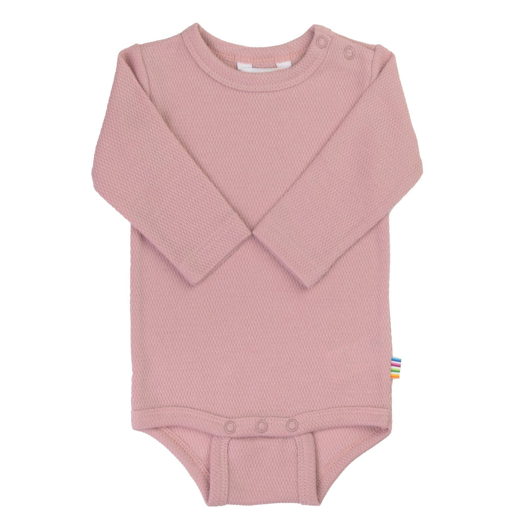 Joha Body Langermet i Økologisk Bomull - Rosa for barn - Brobrobrille