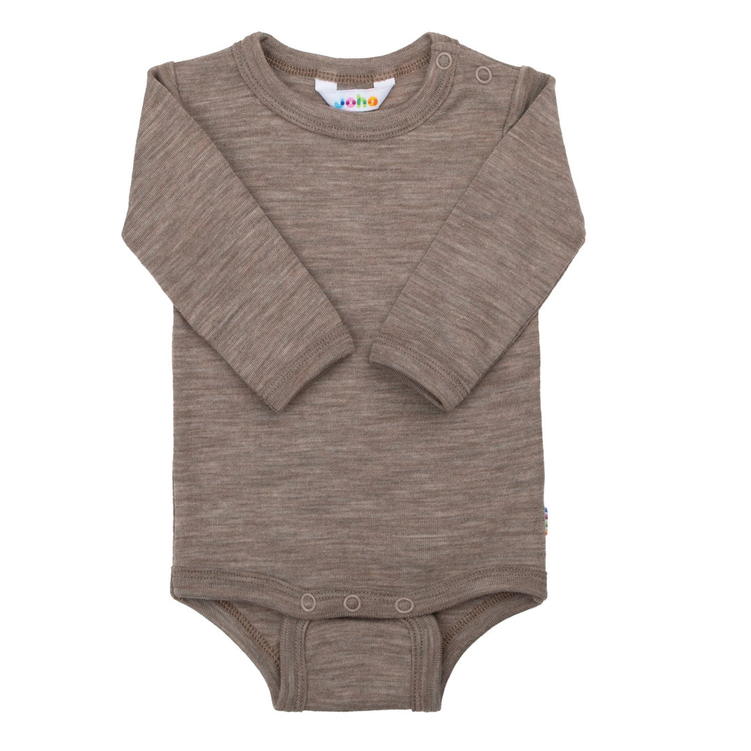 Joha Body med lange ermer – Beige Mel for barn - Brobrobrille