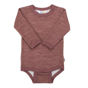 Joha Body med Lange Ermer – Mørk Rose for barn - Brobrobrille