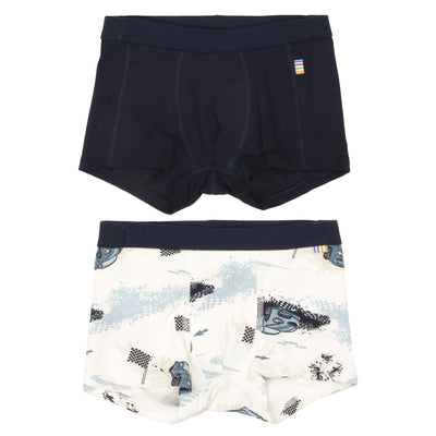 Joha Boxershorts 2 - pack - Off White for barn - Brobrobrille