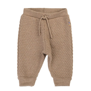 Joha Bukse i Økologisk Bomull - Mørk Beige for barn - Brobrobrille