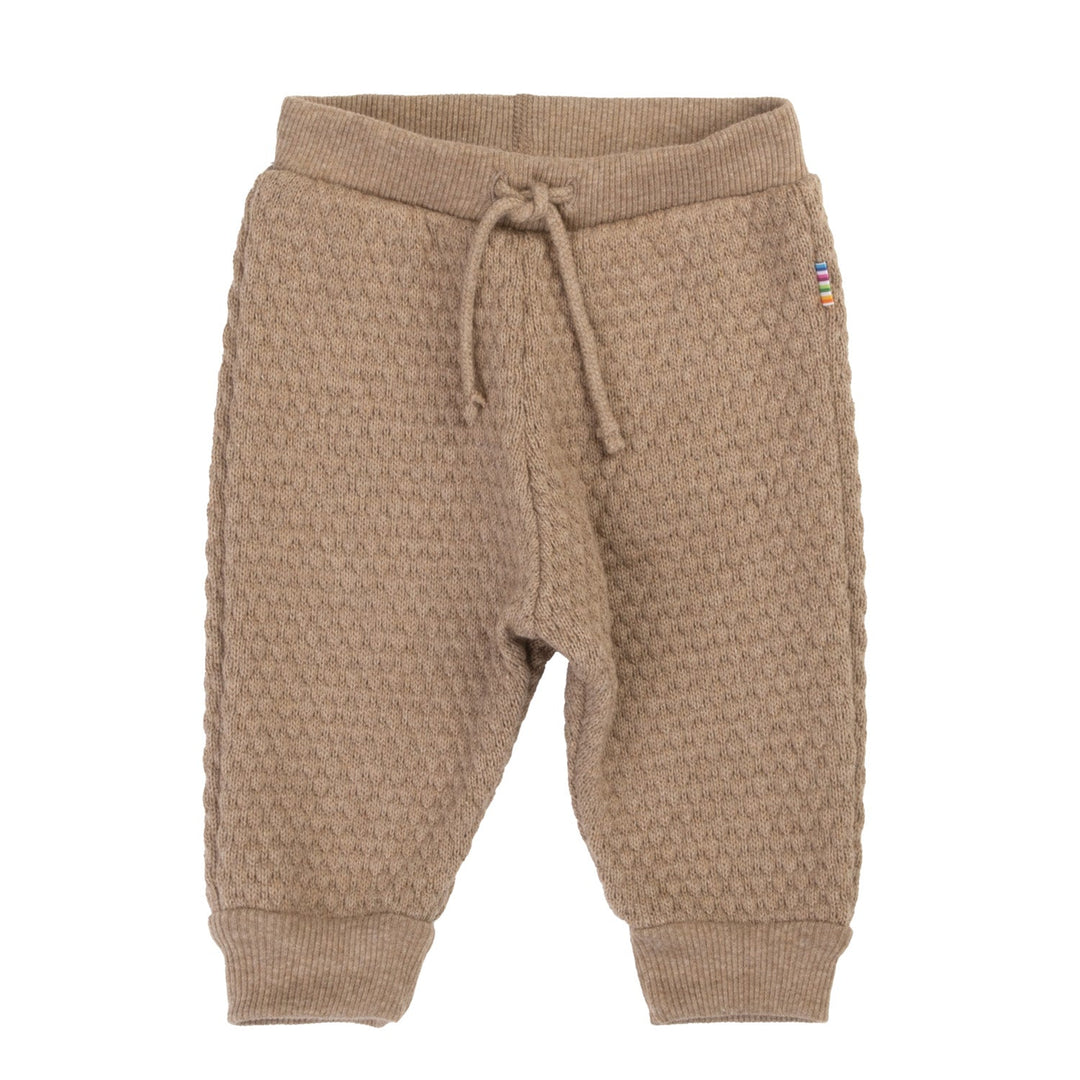 Joha Bukse i Økologisk Bomull - Mørk Beige for barn - Brobrobrille