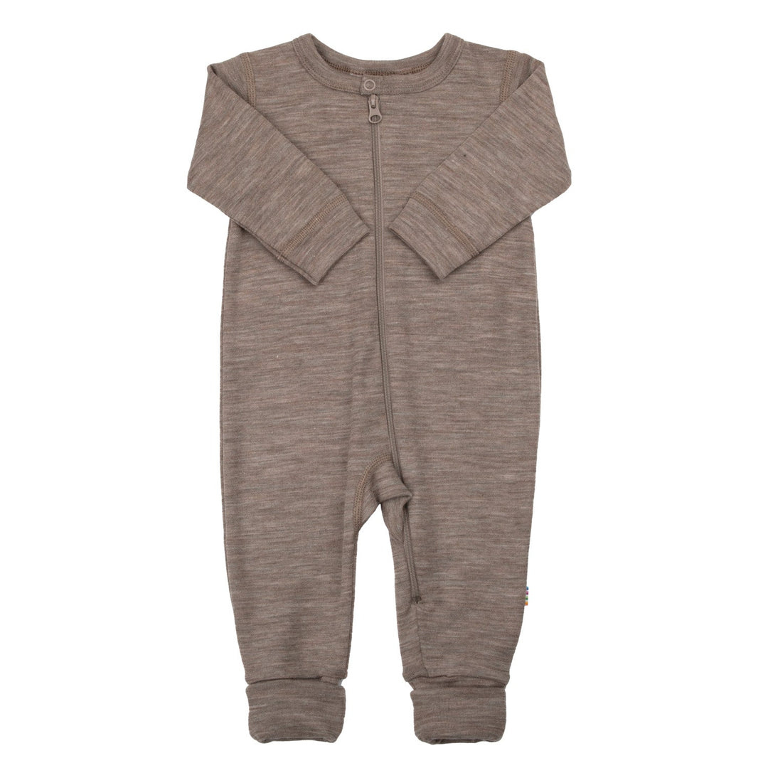 Joha Heldress med 2 - i - 1 fot – Beige Mel for barn - Brobrobrille