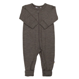 Joha Heldress med 2 - i - 1 fot – Brun Mel for barn - Brobrobrille