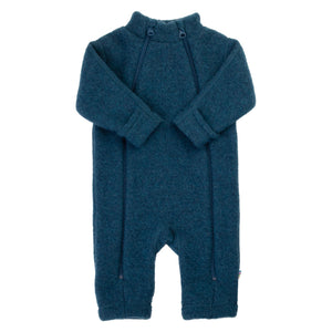 Joha Jumpsuit 2in1 Ulldress - Mørkeblå for barn - Brobrobrille