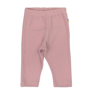 Joha Leggings i Økologisk Bomull - Rosa for barn - Brobrobrille