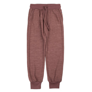 Joha Ullbukse med lommer – Mørk Rose for barn - Brobrobrille