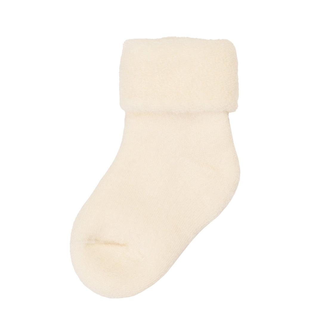 Joha Ullsokker i frotté med oppbrett - Offwhite for barn - Brobrobrille