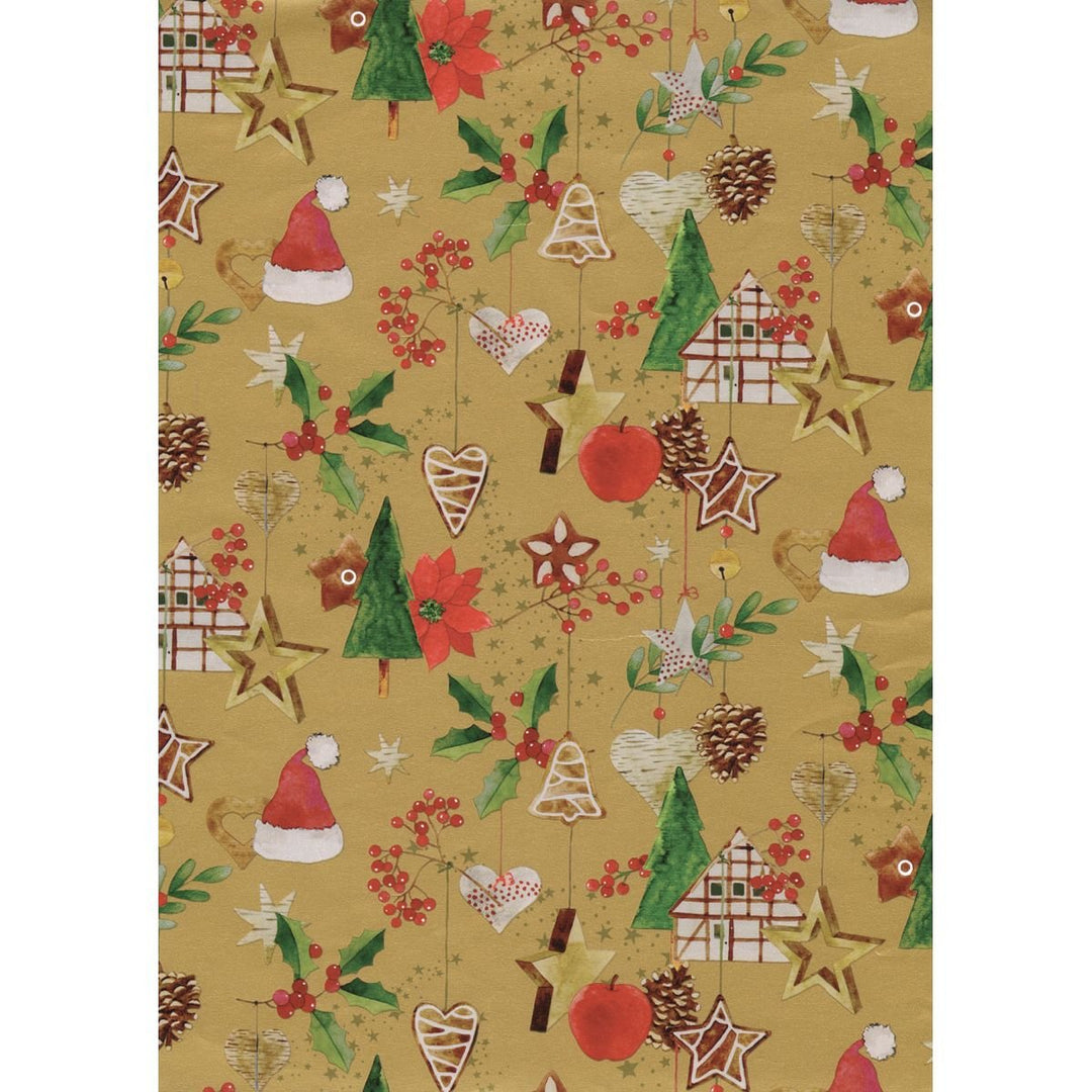 Julepapir Barn – 2 x 0,7 m Gavepapir (6 motiver) for barn - Brobrobrille