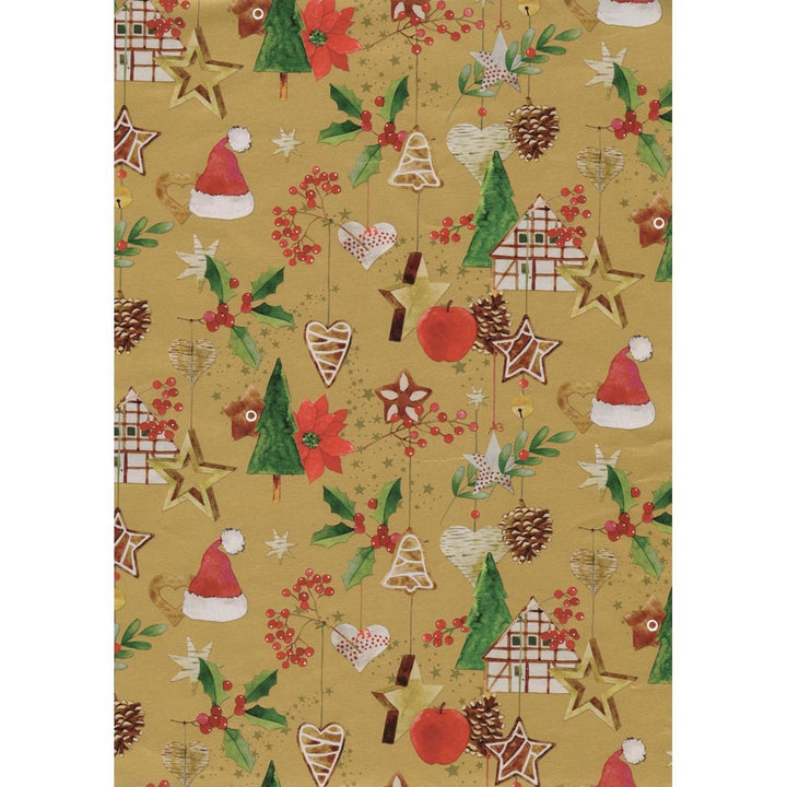 Julepapir Barn – 2 x 0,7 m Gavepapir (6 motiver) for barn - Brobrobrille